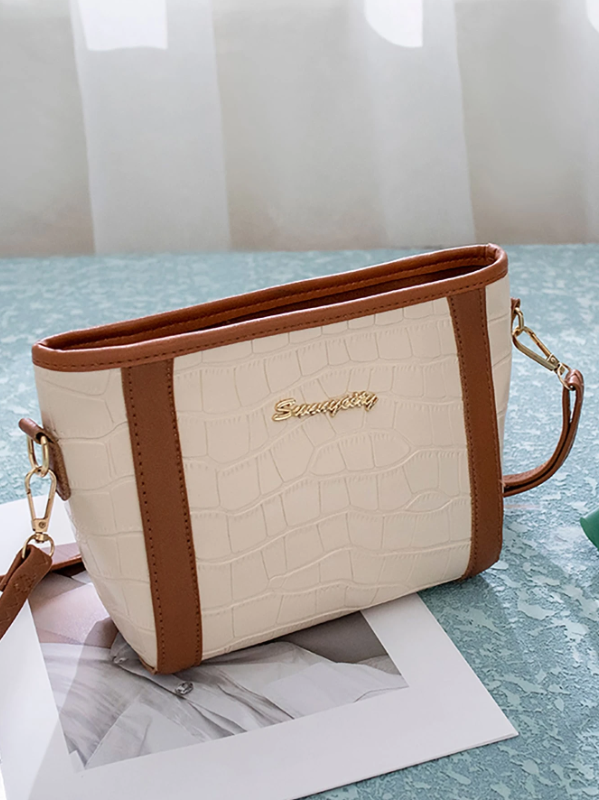 حقيبة نساء 2023 تصميم دلو سعة كبيرة حقيبة كروس من قماش PU